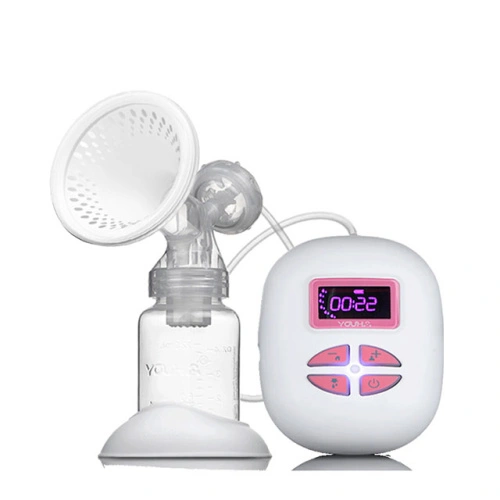  White suction breast pump