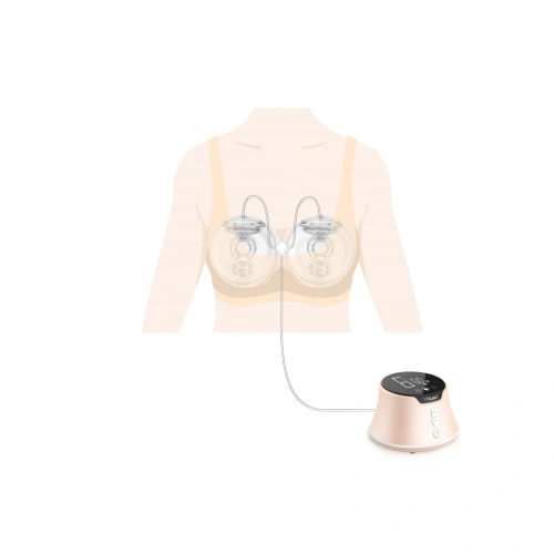  portable single breast pump nightlight design breast pump