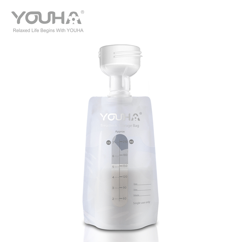 YH-C11 Breast Milk Storage Bags with Two Adapters