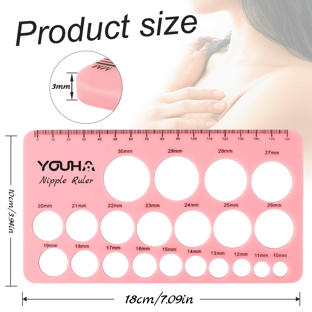 YOUHA Silicone Nipple Ruler