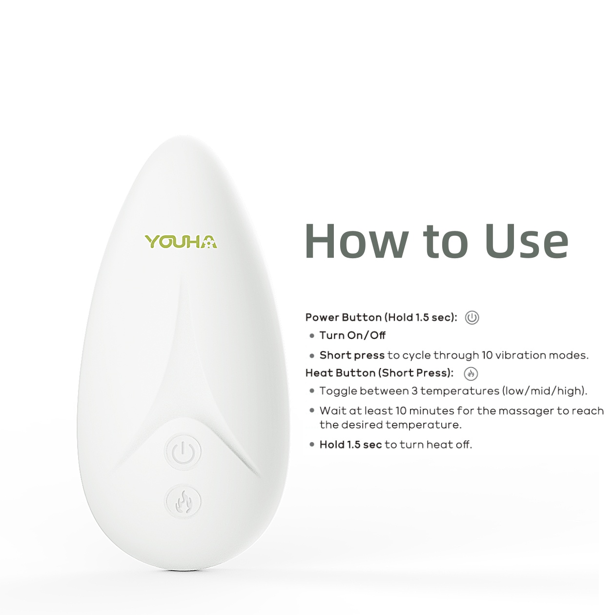 YH-4002 Warming Lactation Massager